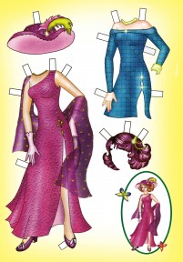 Бумажная кукла Света