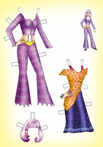 Бумажная кукла Ирина