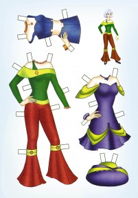 Бумажная кукла Ирина